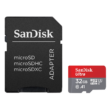 Sandisk microSD Ultra®kártya 32GB 120MB/s  A1 Class 10 UHS-I + adapter (186500)