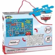 Kép 1/2 - Verdák 48db-os színezhetó padló puzzle 90x60cm
