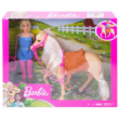 Barbie lovas szett babával - Mattel