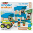 Fisher-Price: Wonder Makers tengerparti bungaló építő készlet 35db-os - Mattel
