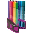 Kép 2/2 - Stabilo: Pen 68 ColorParade rostirón 20db-os szett szétnyitható pink tárolóban