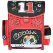 Kép 1/4 - Football fekete-piros ergonomikus iskolatáska, hátizsák 36x27x14cm