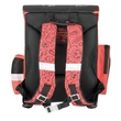 Kép 3/4 - Football fekete-piros ergonomikus iskolatáska, hátizsák 36x27x14cm