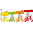 Kép 2/2 - Hello Kitty rózsaszín-fehér gyerek bicikli 12-es méretben - Dino Bikes kerékpár