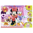 Kép 2/2 - Minnie és Daisy csillám puzzle 100db-os - Trefl