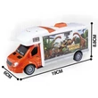 Kép 2/2 - RC Távirányítós Walking with Dinosaurus lakóautó fénnyel 27MHz 1/32
