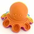 Kép 2/2 - Pop it polip kulcstartó többféle színben
