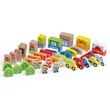 Kép 2/4 - Molto: Nature City Bloks fa építőjáték 79db-os szett