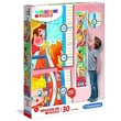 Kép 1/2 - Tűzoltók fali mérce 30 db-os puzzle - Clementoni