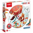Kép 1/2 - Hőlégballon a szélben 96 db-os puzzle óra - Clementoni