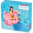 Kép 3/3 - Flamingó lovaglómatrac kapaszkodóval 142x137x97cm - Intex