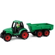 Kép 1/4 - LENA: Truckies traktor utánfutóval és figurával 36cm