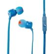 Kép 2/2 - JBL Tune 110 T110 kék (blue) vezetékes fülhallgató