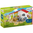 Kép 1/3 - Schleich: Farm World - Állatorvosi rendelő csikóval és háziállatokkal (42502)