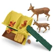 Kép 4/5 - Schleich: Farm World - Erdei állatok etetője játékszett (42658)