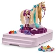 Kép 2/3 - Schleich: Horse Club - Lóápoló és szépítő állomás játékszett (42617)
