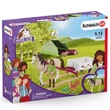 Kép 1/3 - Schleich: Horse Club - Sarah kempingezik játékszett (42533)