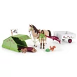 Kép 2/3 - Schleich: Horse Club - Sarah kempingezik játékszett (42533)