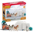 Kép 1/3 - Schleich: Wild Life - Antarktiszi expedíció játékszett figurákkal és kutyaszánnal (42558)