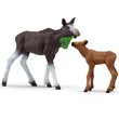 Kép 2/2 - Schleich: Wild Life - Jávorszarvas borjúval figura szett (42629)