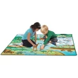 Kép 1/3 - Állatok Élőhelye játszószőnyeg állatfigurákkal 200x150cm - Melissa & Doug