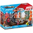 Kép 1/4 - Playmobil: Starter Pack - Kaszkadőr motorral és tüzeskarikával (71256)