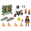 Kép 2/4 - Playmobil: Starter Pack - Kaszkadőr motorral és tüzeskarikával (71256)