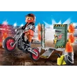 Kép 3/4 - Playmobil: Starter Pack - Kaszkadőr motorral és tüzeskarikával (71256)