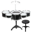 Kép 1/2 - Jazz Drum 6 részes játék dobfelszerelés állványon dobszékkel