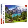 Kép 1/2 - Oeschinen-tó Alpok, Svájc 1500db-os prémium puzzle - Trefl