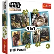 Kép 1/5 - Star Wars: The Mandalorian 4 az 1-ben puzzle - Trefl