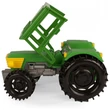 Kép 2/4 - Zöld traktor lovas utánfutóval 38cm - Wader