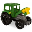 Kép 3/4 - Zöld traktor lovas utánfutóval 38cm - Wader