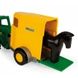 Kép 4/4 - Zöld traktor lovas utánfutóval 38cm - Wader