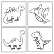 Kép 2/2 - Sticker Art: Dinoszauruszok színezhető matrica szett - Comansi