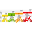 Kép 2/2 - Tini Nindzsa teknőcök gyerek bicikli 16-os méretben - Dino bikes kerékpár