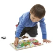 Kép 2/2 - Farm állatos vastag fa formapuzzle 8 elemmel - Melissa & Doug