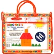 Kép 1/2 - Színes mágneses készségfejlesztő tábla fa formaelemekkel - Melissa & Doug