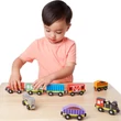Kép 2/2 - Fa vonatszett 8 részes - Melissa & Doug