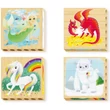 Kép 2/2 - Quercetti: PlayBio Fantasztikus lények 4 az 1-ben fahasáb puzzle