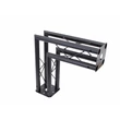 Kép 5/5 - Thunder 4TRUSS-E31 Deco Truss, traverz, fényhíd sarok elem, (38 mm) acél, 0,5m Fekete
