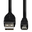 Hama adat kábel micro usb, fekete 3m (54589) Hama adat kábel micro usb, fekete 3m (54589)
