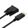 Kép 6/6 - Thunder DDP-112, DisplayPort - DVI apa átalakító (1.8m kábel)