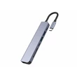 Kép 1/5 - Thunder HBC-107, USB-C átalakító 7in1 + gyorstöltés (87W)