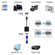 Kép 2/3 - Thunder HDA-103, HDMI-VGA átalakító (+audio csatlakozó és kábel)