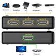 Kép 4/5 - Thunder SWI-330, 3x1 4K HDMI kapcsoló, IR hosszabbító + távirányító