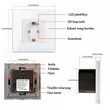 Kép 2/5 - Thunder SWS-03 SmartHome WiFi-vezérelt, Okos fali aljzat (16A)