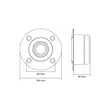 Thunder TD-98 Titanium Dome magassugárzó 50/100W (Átm = 9,8 cm)