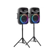 Kép 1/9 - Thunder TMX-15 SET 700/1400W (15") aktív + passzív hangfal (MP3 + Bluetooth + FM)
