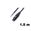 Kép 2/3 - Thunder TRRS-15, XLR mama - 3,5 mm Jack mikrofonkábel mobiltelefonhoz - 1,5m